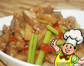 豆瓣烧茄子的做法