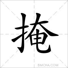 掩