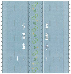 小型车专用车道线